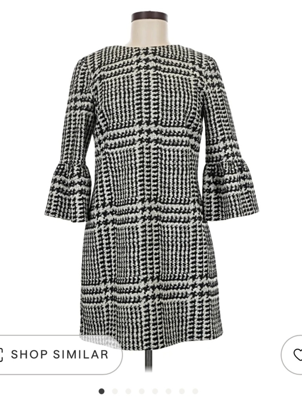 🎊HOST PICK🎊Zara Black and White Asymmetrical Dress